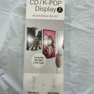 CD / K-POP Adjustable Display Mount - White